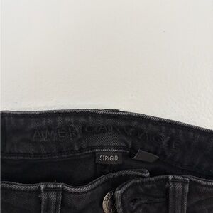 American Eagle Outfitters Dark Gray Women's Straight Leg Jeans